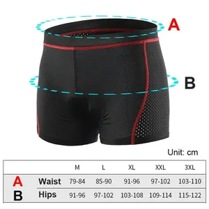 Pantaloncini da ciclismo da uomo con tappetino in Gel 5D antiurto <span class=keywords><strong>imbottito</strong></span> per bici da strada attrezzatura <span class=keywords><strong>MTB</strong></span> e biancheria intima comoda da ciclista - Product Image 6
