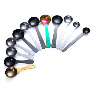 Cuchara Medidora de Acero Inoxidable de 10ml, 20ml, 30ml, 40ml, 50ml, Cuchara para Café con Mango Largo - Product Image 2