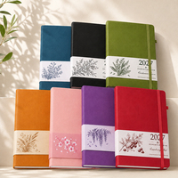 Carnet A5 personnalisé avec logo, couverture rigide en PU, ligné, pour le travail, les études, la planification, avec porte-stylo et bande élastique