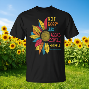Camiseta con estampado de girasoles coloridos, no agresivos, solo son simplemente muy amables - Product Image 3