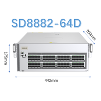 Switch Data Center Baru SD8882-64D 64-Port 38Gbps QSFP-DD Kapasitas 51.2Tbps Mendukung MLAG VXLAN Qos SNMP Ethernet Switches