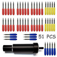 Cuchilla de corte de carburo cementado para impresora de inyección de tinta Roland GCC Liyu Jinka Cameo4, cuchilla para plotter de corte de vinilo
