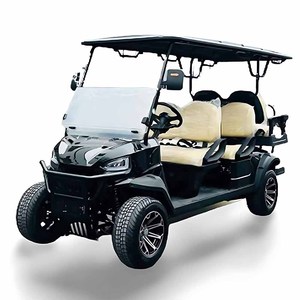 Voiturette de golf électrique à batterie au lithium 72V 4 + 2 places <span class=keywords><strong>Buggy</strong></span> CE approuvé Voiturette de golf électrique de luxe à batterie 8 places fabriquée en Chine - Product Image 1