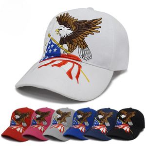 Casquette de baseball unisexe en coton brodé Aigle et motif Argyle, édition 250e anniversaire des États-Unis - Style Hip-Hop, Street Dance, Skateboard - Product Image 3