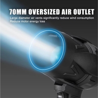 Souffleur d'air sans fil électrique 21V Puissant Turbo DIY Grade pour l'élimination de la poussière (avec une batterie 1.5ah)