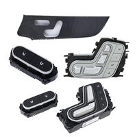 Pièces détachées automobiles Porte latérale de voiture Interrupteur intérieur de porte de voiture Garniture de panneau de couverture en fibre de carbone pour Mercedes Benz