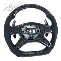 Accessoires intérieurs de voiture Volant en fibre de carbone adapté à Mercedes Benz GL G CLK E CLS SL W209 G65 G63 ML63 GL550 GL63