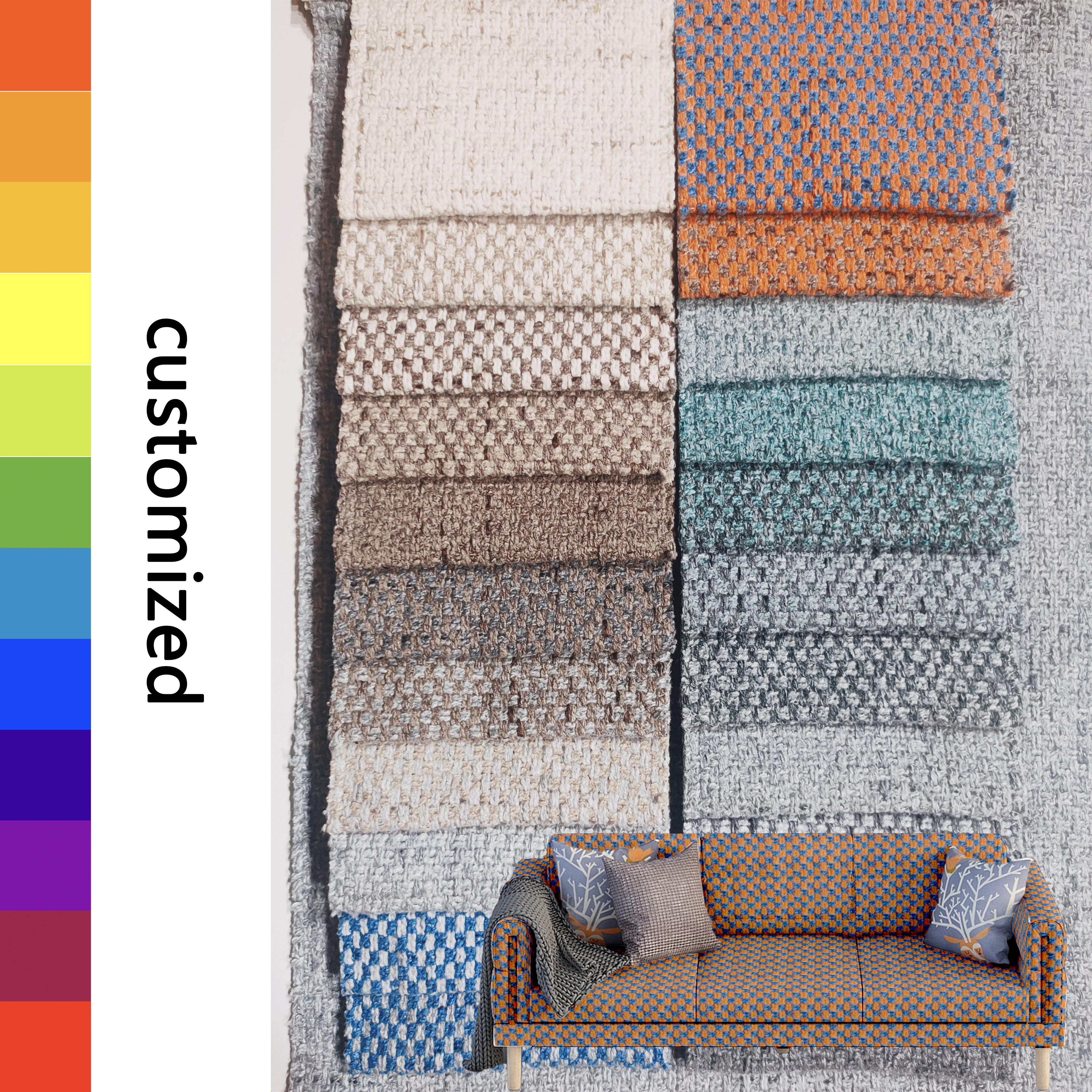 Wholesale Polyester/Cotton Pongee Fabric Sofa Cover Woven Plain Dyed Pattern Medium Weight 550gsm 145cm Width Wrinkle Resistant