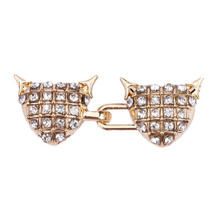Bouton pression en forme de cœur orné de strass, sans clous ni coutures, bouton amincissant détachable, un accessoire magique - Product Image 5