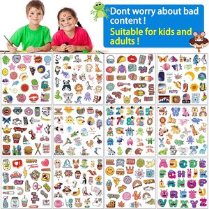 Tatuaggi Temporanei Personalizzati a Tema Cartoni Animati, Non Tossici, di Alta Qualità, Sicuri per la Pelle, Adesivi per il Corpo per Bambini - Product Image 6