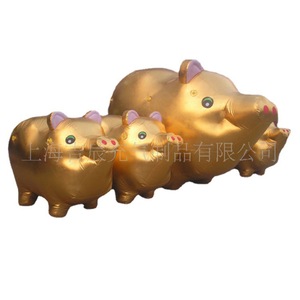 <b>Customized</b> Inflatable Golden Lion Decorations For Wedding Opening Ceremony Plastic Digital Printing Color Options - Product Image 5