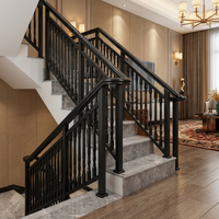 Garde-corps d'escalier extérieur en acier galvanisé au design moderne, résistant à la rouille, écologique, imperméable, facile à installer, garantie 2 ans