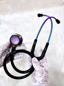 Stéthoscopes médicaux classiques à double tête en acier inoxydable, vente chaude, pas chers, en promotion - Product Image 5