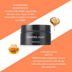 निजी लेबल पुरुषों बाल उत्पादों के लिए stong पकड़ पेशेवर मैट बाल मिट्टी पुरुषों - Product Image 2