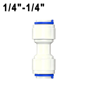 Fitting POM Water Purifier Semua Bentuk 1/4" & 3/8" Sistem RO Fitting Sambung Cepat Berulir Lurus Katup Bola Pengurang Pipa - Product Image 5