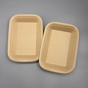 Barquette alimentaire jetable en papier OEM ODM, taille personnalisée, imprimée, rectangulaire, pour hot-dogs, snacks et fast-food - Product Image 5