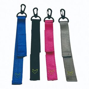 Llavero de nailon personalizado, soporte de tela para llaves, accesorios para llaves de coche y exteriores con parche de goma, cordón de muñeca, cadena para llaves - Product Image 5