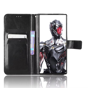 เคสฝาพับหนังลาย Crazy Horse, เคสตั้งสำหรับ ZTE Nubia Red Magic 8 pro/ 8S Pro + Crazy Horse - Product Image 4