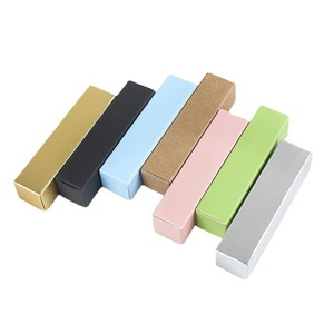 Kotak lipstik warna-warni langsung dari pabrik, karton lipstik, kotak lip balm, kotak kemasan cetak kartu putih - Product Image 5