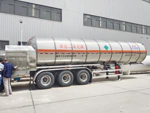 מחיר תחרותי משלוח חצי קרווגני נוזלי co2 תחבורה מכלית משאית - Product Image 4