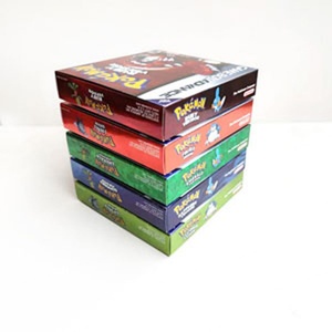 Leaf Green Ruby Fire Red Sapphire Emerald Holographic Metallic Foil Finish <b>Game</b> Box for Gba Gameboy Video - Product Image 5