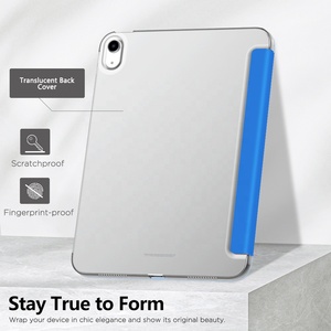 Moko ISO BSCI mỏng đứng Tablet trường hợp PC rõ ràng trở lại Bìa Auto Wake ngủ Magnetic Tablet Bìa trường hợp đối với iPad thế hệ thứ 10 - Product Image 4