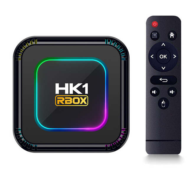 HK1 Rbox K8 Rockchip RK3528 Quad Core 4GB/32GB Android TV Box Android 13 Wifi 6 8K Video Decoding BT4.0 Support IPTV Player