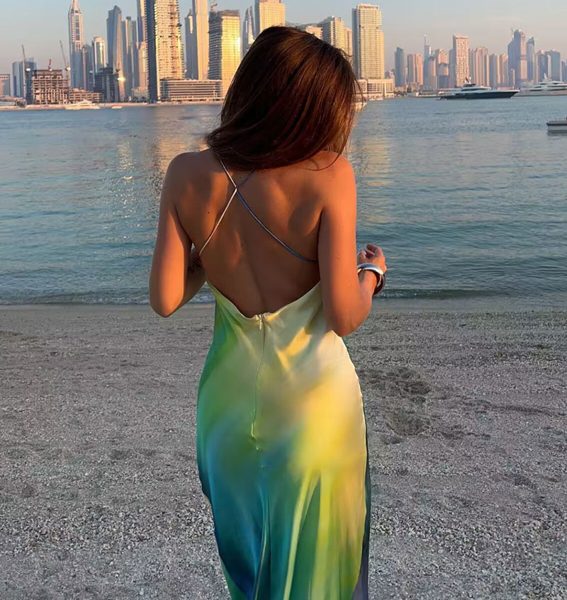 perfect beach wedding dress Satin Mermaid Lace Appliques Beach Wedding Dress, PW386 main image 0