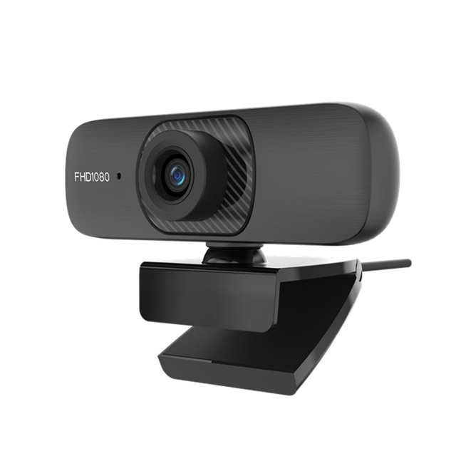 360 Rotating Free Adjustment 90 Wide Angle PC Webcam FHD 1080P with Beauty Filter for Online Class/Conference/Live Stream