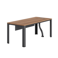 Meilleur bureau de direction moderne avec base en acier, durable, nouveau mobilier de poste de travail industriel, design minimaliste