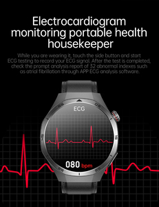 ET456 1.56 pollici AMOLED salute Smartwatch H Band ECG HRV BT chiamando NFC Fitness Tracker Relojes Smartwatch - Product Image 3