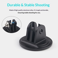 Soporte de Tapa Superior para Manillar de Bicicleta de Aleación de Aluminio para Cámaras de Acción DJL Insta 360 GoPro, Accesorios para Bicicleta