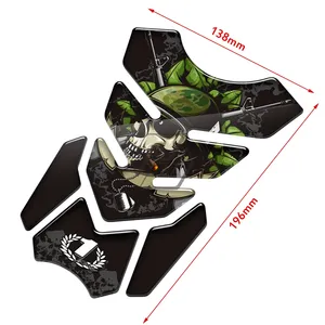 Accessoires de <span class=keywords><strong>moto</strong></span> en résine 3D, protection de réservoir de carburant, autocollant pour Honda Yamaha Suzuki Kawasaki <span class=keywords><strong>Triumph</strong></span> Aprilia - Product Image 6