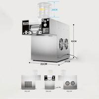 Machine à glace de flocon de neige de crème glacée au lait automatique commerciale