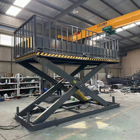 1100kg 6m Hubhöhe CE Hydraulische Feste Scherenhebebühne Stationäre Scherenhebebühne für Kleinlager-Güterhandling-Lösungen