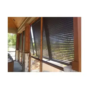 Алюминиевый роликовый затвор для перголы солнцезащитные жалюзи рулонные жалюзи для окон фасадные жалюзи