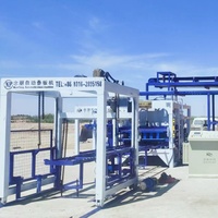 Machine de fabrication de blocs en ciment, cendres volantes et scories QT6-15 – Production de briques creuses, pleines, de pavé et poreuses en forme de I – Turquie