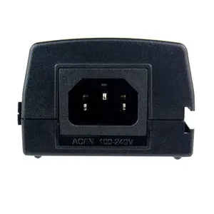 CCTV IP kamera için 2 Port Ethernet enjektör güç kaynağı adaptörü 1000Mbps Gigabit 30W POE enjektörü adaptör anahtarı