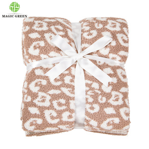 Magic Green Nhiều màu sắc Chăn ném da báo Chăn mềm mại ấm cúng cho giường sofa Trang trí nhà cửa - Product Image 3