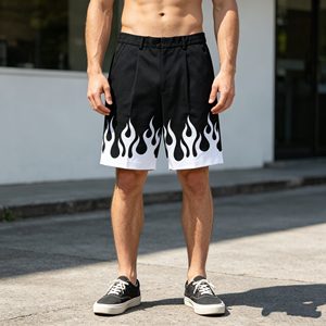 Fabricant de vêtements, shorts pour hommes de haute qualité, logo personnalisé, impression sérigraphique, transfert thermique par sublimation, shorts 100% coton, vêtements pour hommes - Product Image 4