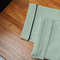 Peignoir gaufré confortable pour hôtel et spa, à capuche, pour femme, ultra doux, idéal pour les centres de villégiature, commande en gros, cadeau d'entreprise, vêtement de nuit toutes saisons