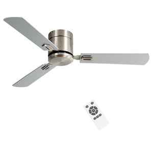 Ventilateur de plafond <span class=keywords><strong>Haiku</strong></span> 70 pouces noir avec télécommande 110V 42 pouces 3 pales gris DC Garantie 10 ans Acier inoxydable Électrique Extérieur Hôtel - Product Image 1