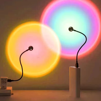 Lampe d'Ambiance LED USB GL-UX7 Guangli à 7 Couleurs Changeantes avec Télécommande, Design Moderne Éco-Responsable pour Salon et Chambre