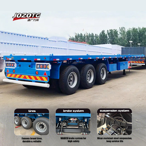 Promotion : <span class=keywords><strong>Remorque</strong></span> plateau 3 essieux 40 pieds, capacité 50 tonnes, pour le transport de conteneurs et de châssis de 20, 50 et 53 pieds - Product Image 5