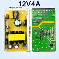 Cartes d'alimentation pleine puissance en gros pour usine, 12V 4A 48W, carte de circuit à performance stable pour remplacement et réparation