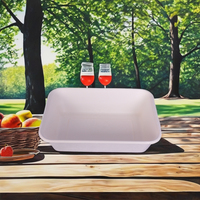 Conteneur jetable pour plats à emporter, boîte à salade pour repas légers