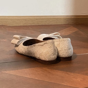 Zapatos Planos de Ballet con Lazo de Encaje Francés para Mujer, Nuevos, con Aumento de Altura, Casuales, de Suela Delgada, Punta Cerrada, Ligeros e Impermeables - Product Image 6