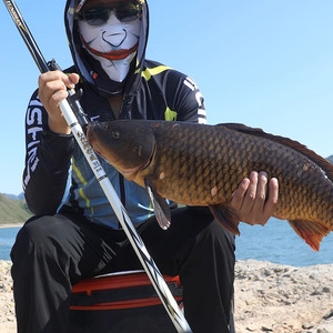 คันเบ็ดตกปลาคาร์บอนไฟเบอร์ Chaoqingcy 8 เมตร แอคชั่นปานกลางเร็ว พร้อมไกด์ SIC สำหรับตกปลาในทะเลสาบไต้หวัน - Product Image 3