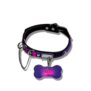 Collier pour chien <span class=keywords><strong>en</strong></span> os à effet thermique, jouet BDSM pour adulte, de contrainte et de punition, chaîne à changement de couleur, pour dressage de soumis, unisexe, alternative - Product Image 4