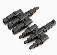 Conector de Ramificación Tipo H Compatible con MC.4, Conexión Paralela de 1 a 3, Divisor de Panel Solar M/FFF F/MMM para Sistema Fotovoltaico